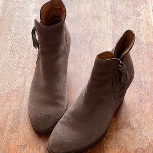 Frye suede booties